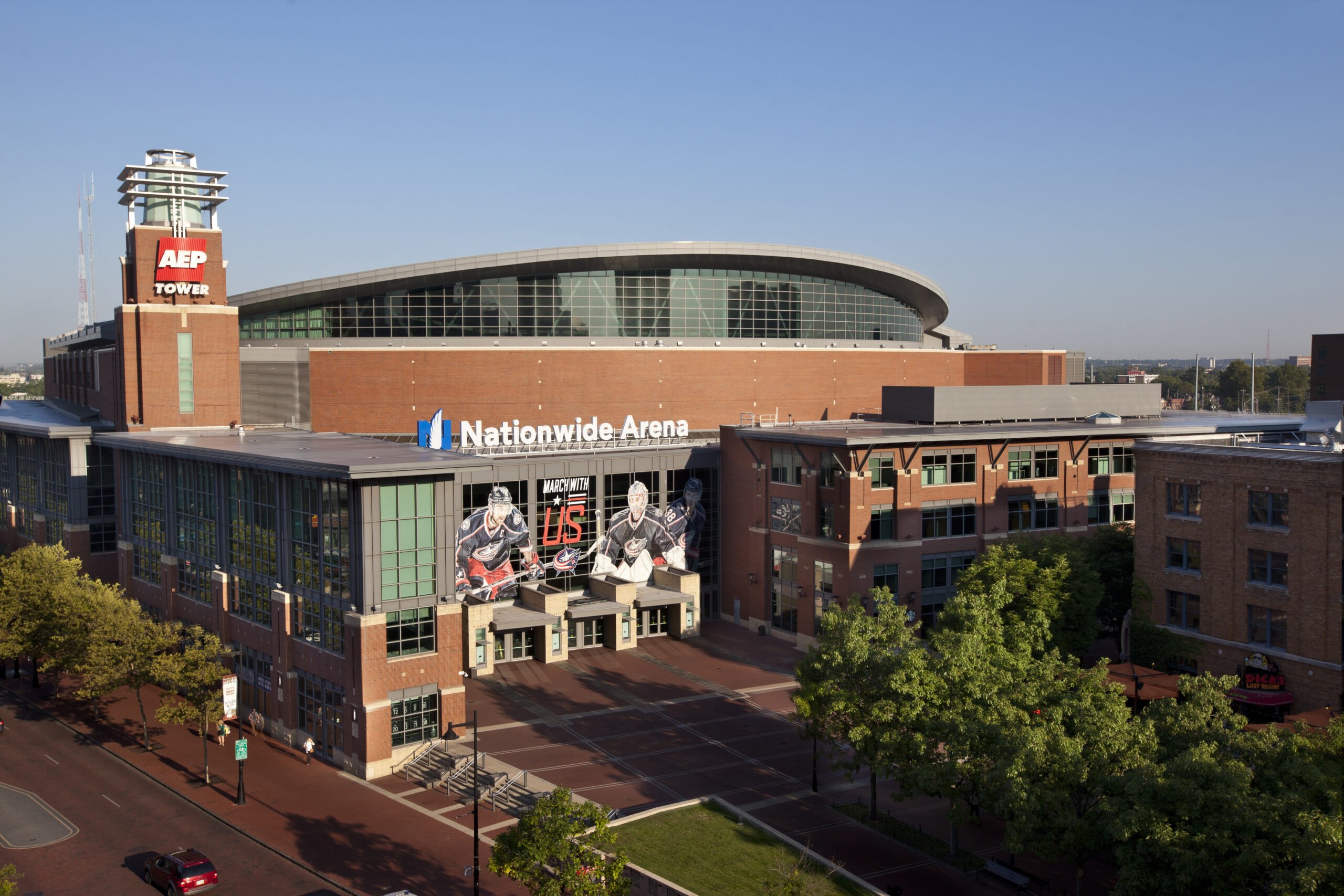 Nationwide Arena, section 209, home of Columbus Blue Jackets