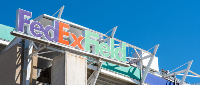 FedEx Field Stadium in Washington state of Maryland, USA.