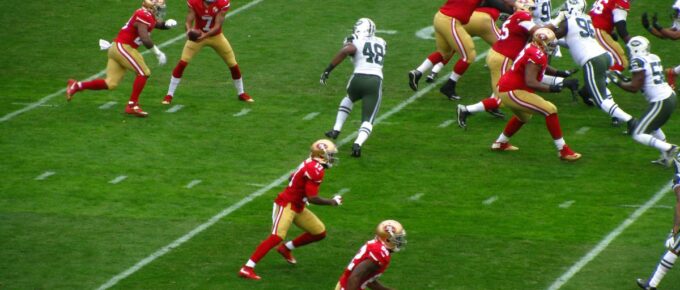 A photo of San Francisco 49ers versus NY Jets.