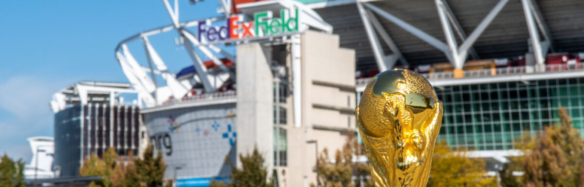 FedEx Field Stadium in Washington state of Maryland, USA, during the day.