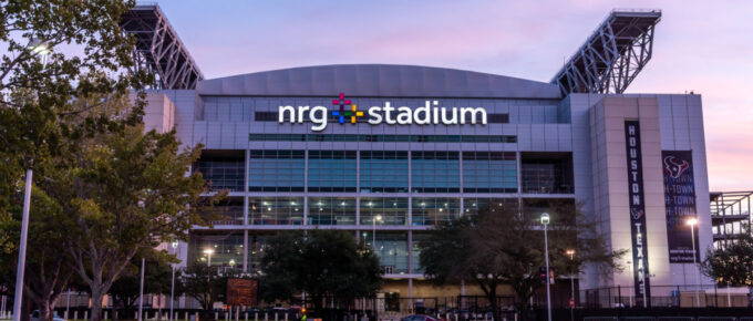 The NRG stadium in Houston, Texas, USA in the afternoon.