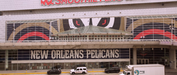 Smoothie King Center home of NBA's New Orleans Pelicans in New Orleans, Louisiana, USA.