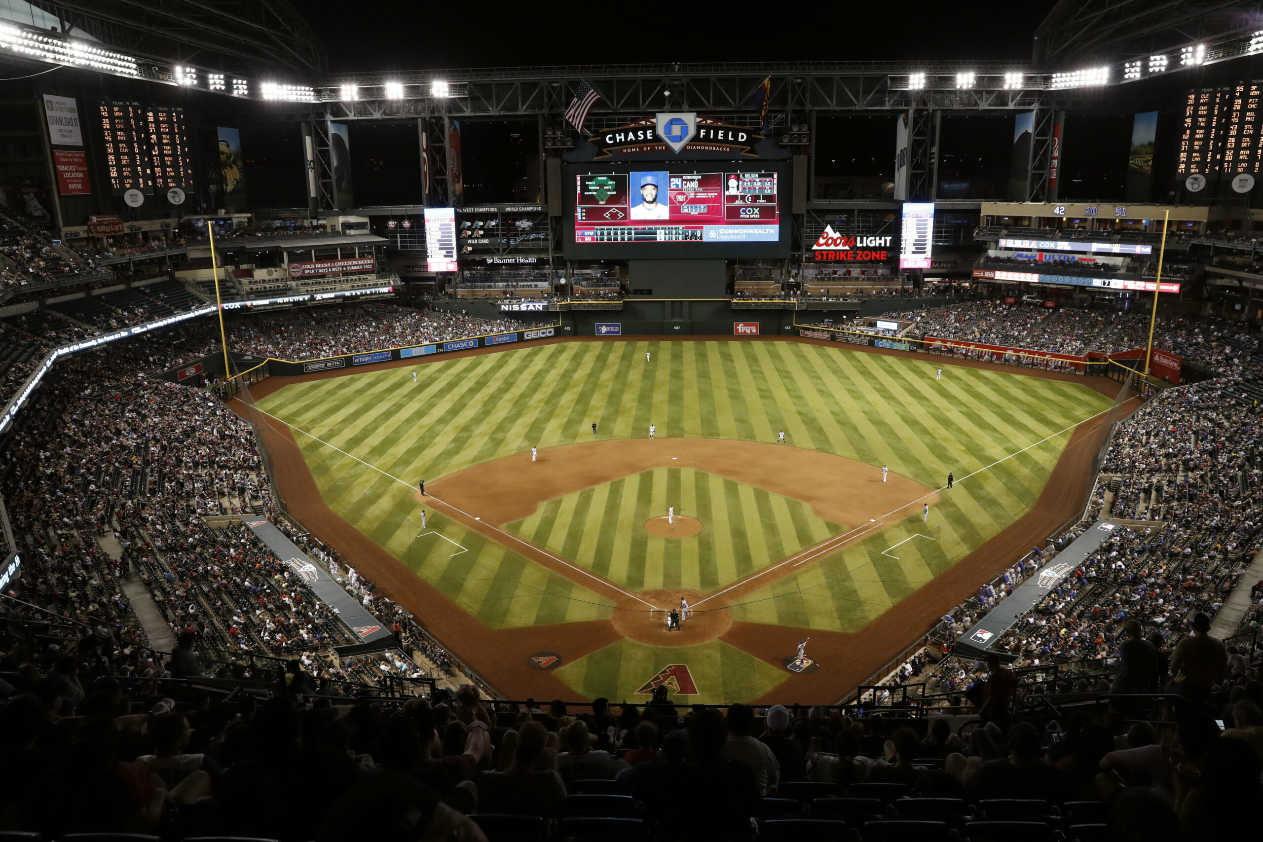 Chase field seating capacity cabinets matttroy