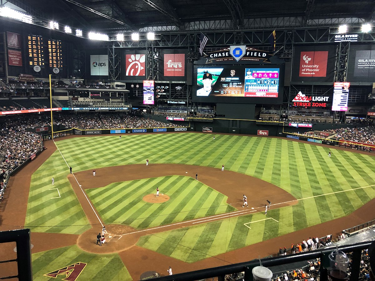 Chase Field 2025 Calendar Celka Darlene
