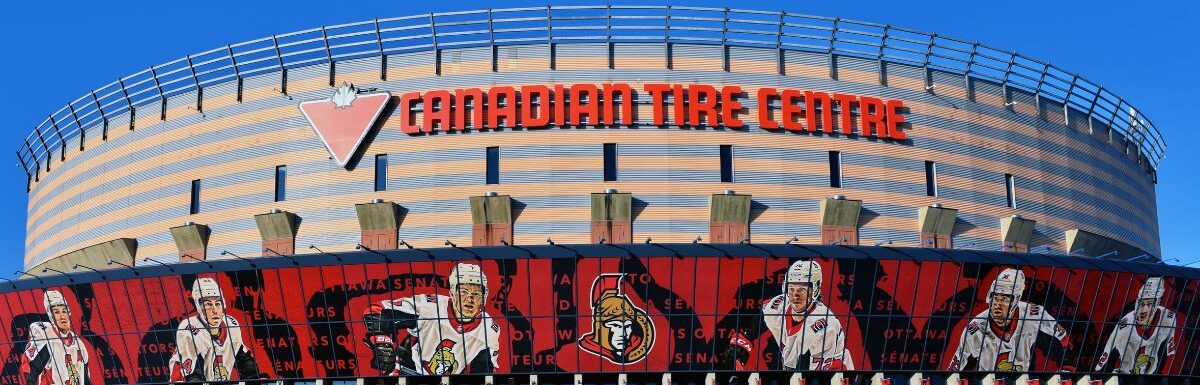 The Canadian Tire Centre is the arena that has been home to the Ottawa Senators of the NHL since 1996.
