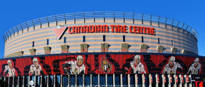 The Canadian Tire Centre is the arena that has been home to the Ottawa Senators of the NHL since 1996.