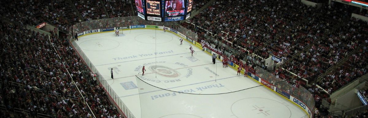 Carolina Hurricanes at the RBC Center now called PNC Arena.