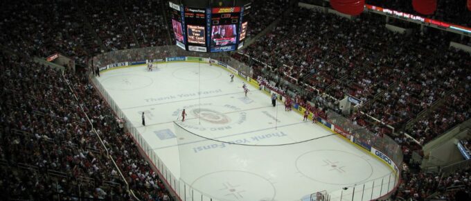 Carolina Hurricanes at the RBC Center now called PNC Arena.