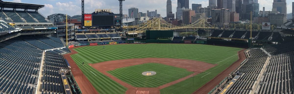 PNC Park Home of the Pirates in Pittsburgh, Pennsylvania, United States.