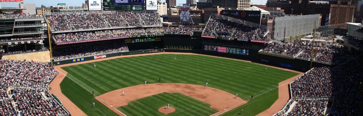 Full house gathered at new Target Field, home of the Minnesota Twins.