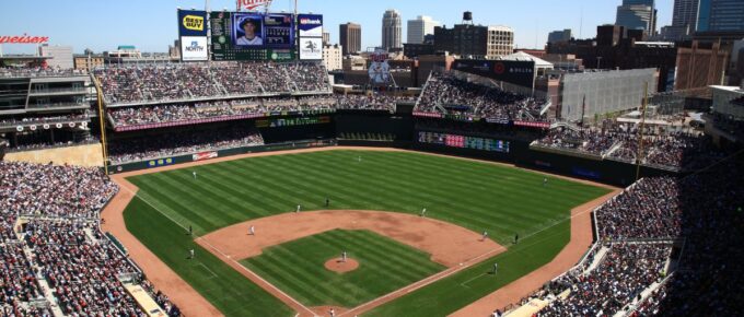 Full house gathered at new Target Field, home of the Minnesota Twins.