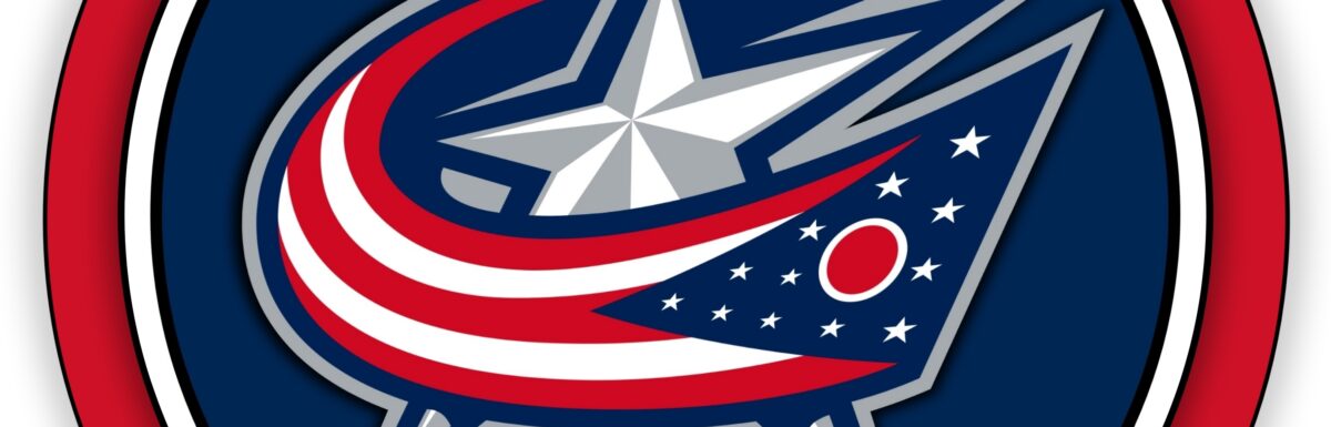 The Columbus Blue Jackets logo, the ice hockey team based in Columbus, Ohio.
