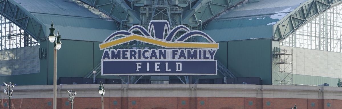 American Family Field of Milwaukee Brewers Baseball team in Milwaukee, Wisconsin, USA.