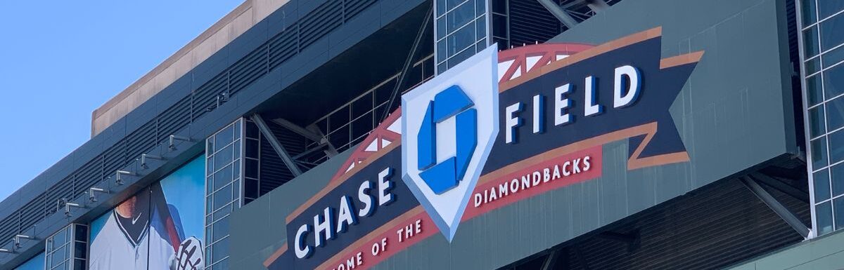 Chase Field Baseball Park in Downtown Phoenix, Arizona, USA.