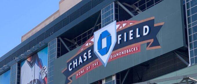 Chase Field Baseball Park in Downtown Phoenix, Arizona, USA.