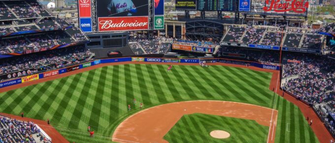 Citi Field stadium is located in Flushing Meadows Corona Park and is home of the New York Mets.