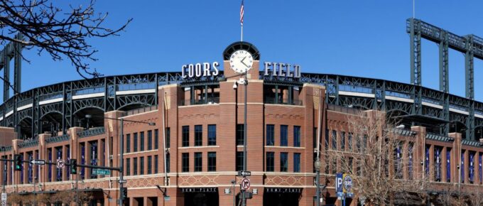 Outside the Coors Field in Denver, Colorado, USA.
