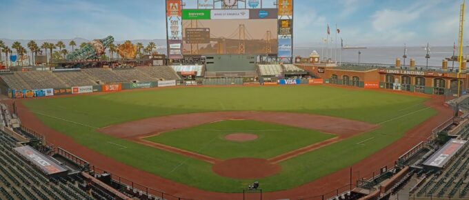 Oracle Park daytime view in California.