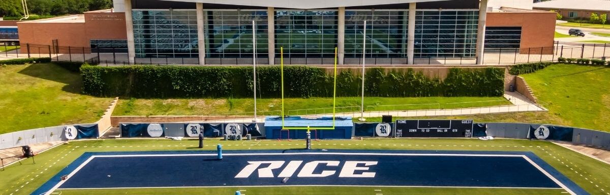 Rice Stadium is located on the Rice University campus in Houston, Texas, USA.