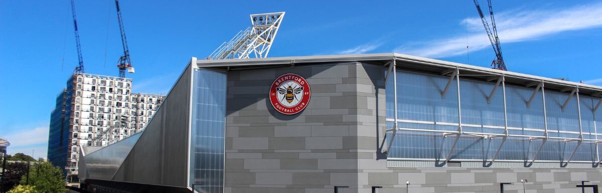 Brentford F.C. new football stadium, in West London.