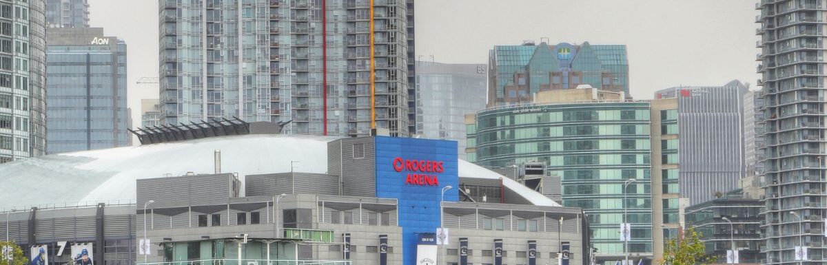 The Rogers Arena in Vancouver, British Columbia, Canada.