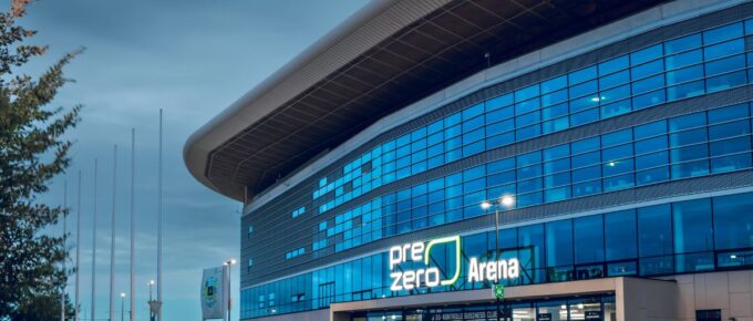 PreZero Arena, home stadium for Bundesliga football club TSG 1899 Hoffenheim in Sinsheim, Germany.