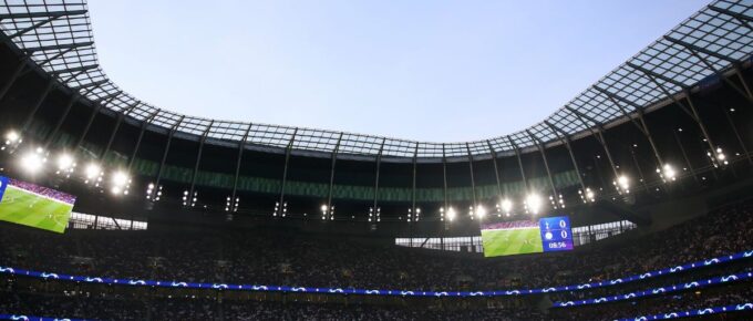 General view of the Tottenham Hotspur Stadium.