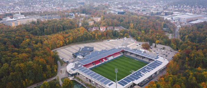 Voith-Arena, home stadium of 1. FC Heidenheim.